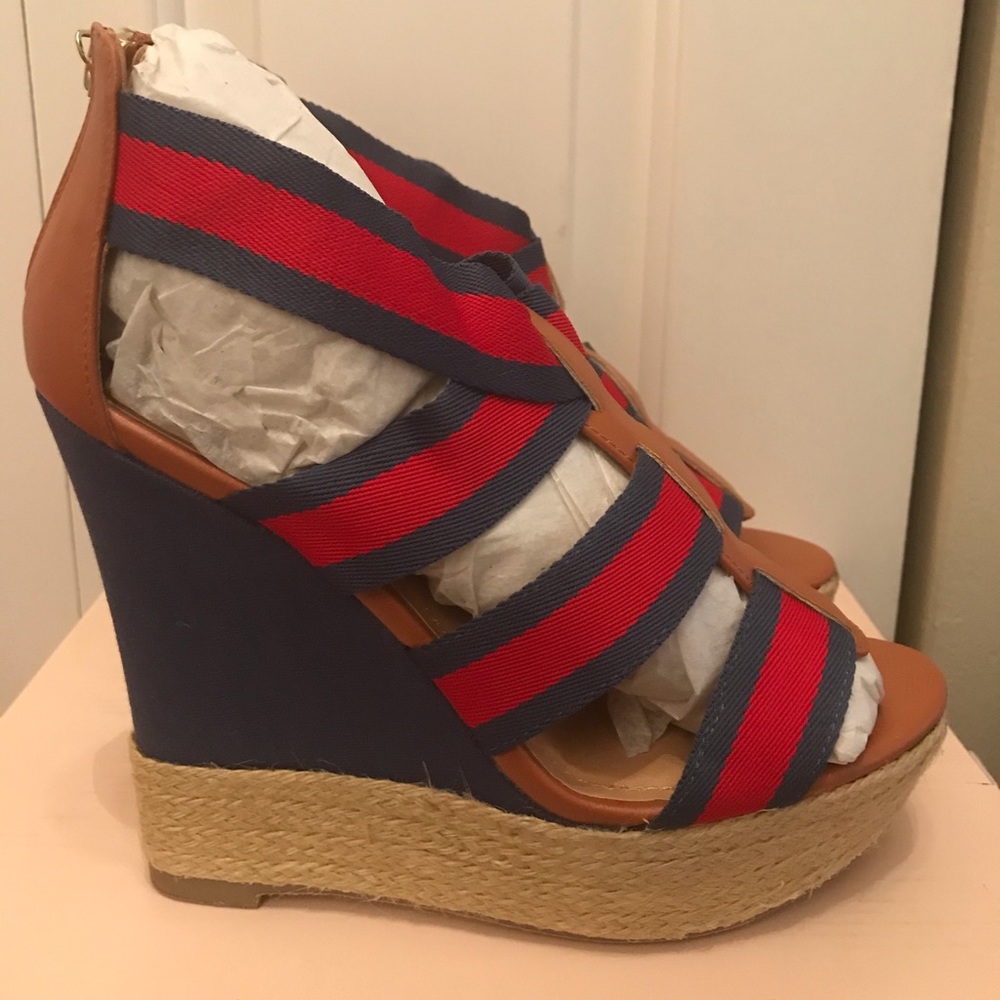 Tri colored wedge